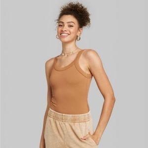 Seamless Tank Bodysuit- Wild Fable